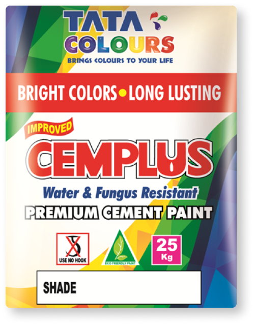 Premium cement paint with high luster